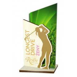 Akrylátová trofej APLA0012M01 | Golf