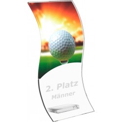 Skleněná trofej CR4142M10 | Golf