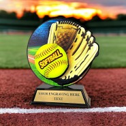 Akrylátová trofej FABM10 | Softball