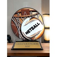 Akrylátová trofej FABM44 | Netball