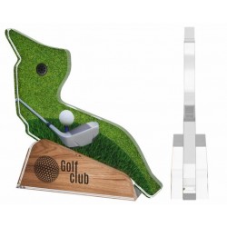 Akrylátová trofej ASL002M2 | Golf