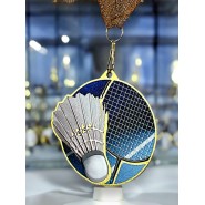 Kovová medaile MDM01M52 | Badminton