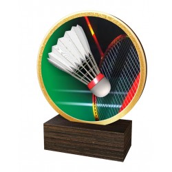 Dřevěná plaketa TFRW848 | Badminton