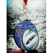 Akrylátová medaile MDABL M44 | Netball