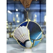 Kovová medaile MDM01M52 | Badminton