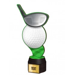 Dřevěná trofej ACTCW015 | Golf